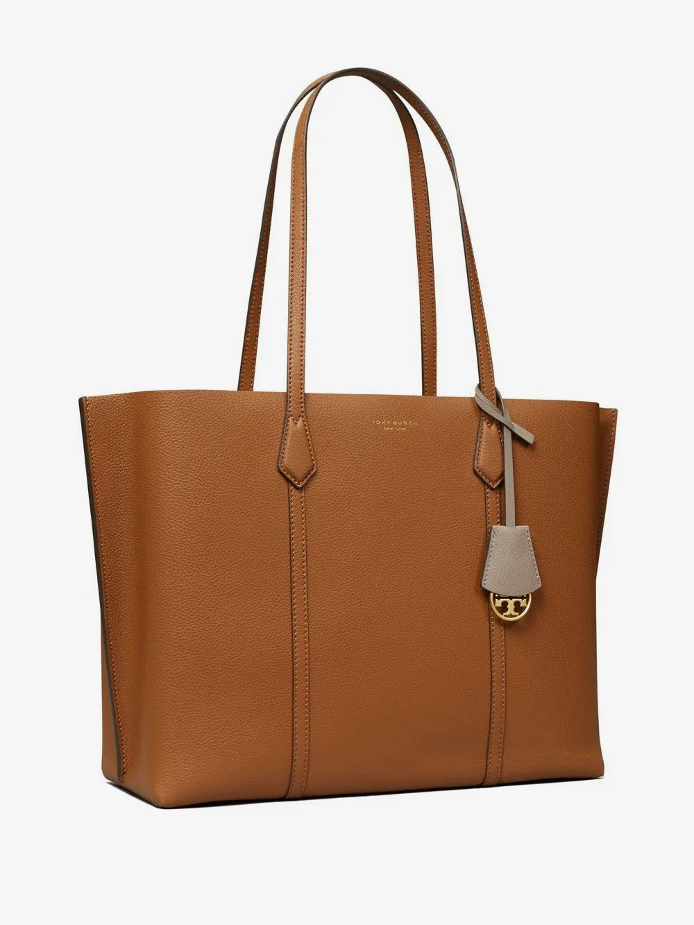 Tory Burch leather logo-print tote bag