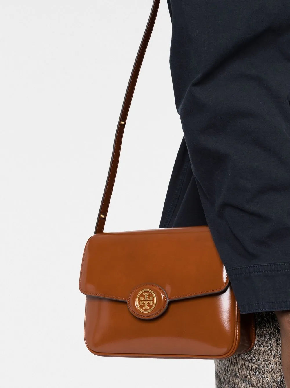 Tory Burch logo-plaque crossbody bag