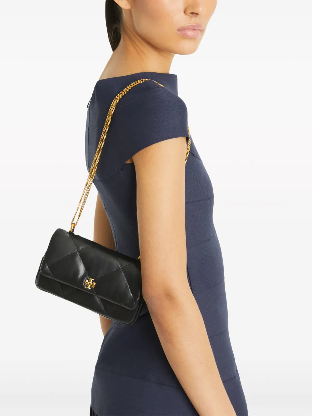 Tory Burch mini Kira diamond quilt flap bag