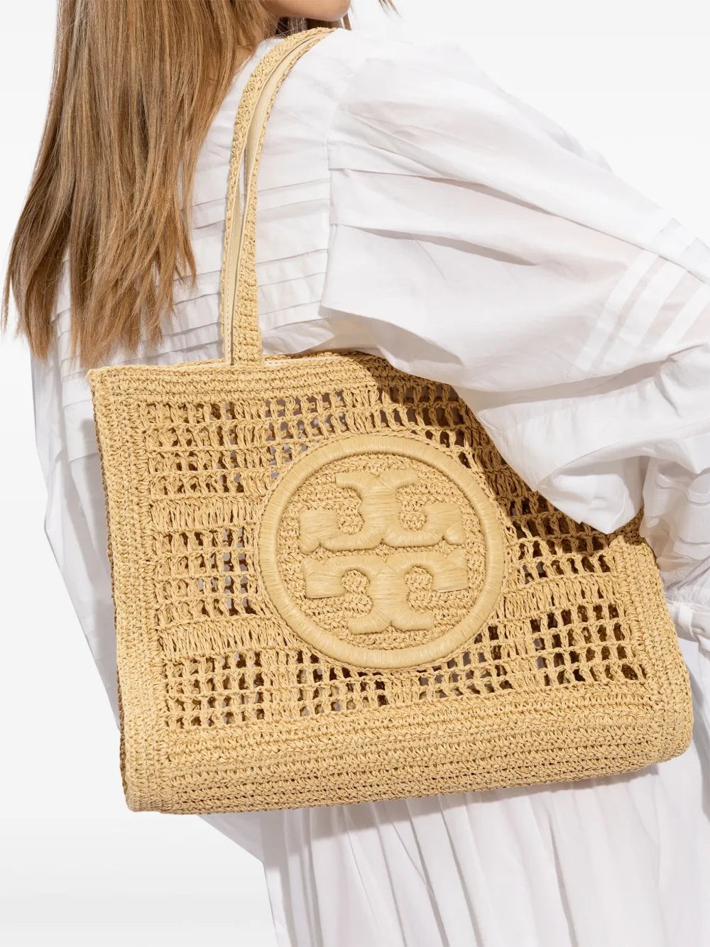 Tory Burch small Ella hand-crocheted tote