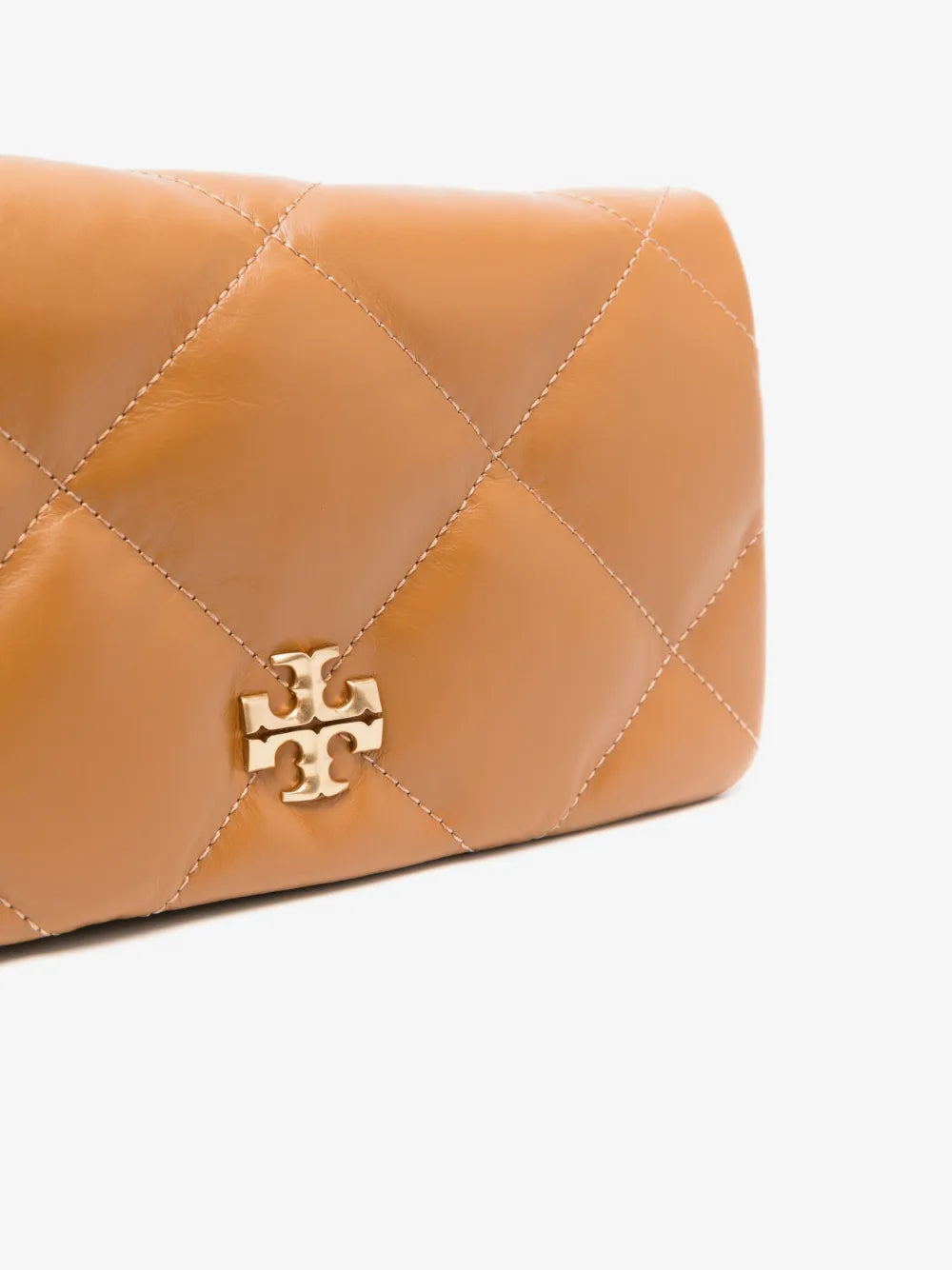 Tory Burch Kira diamond-quilted wallet-on-chain