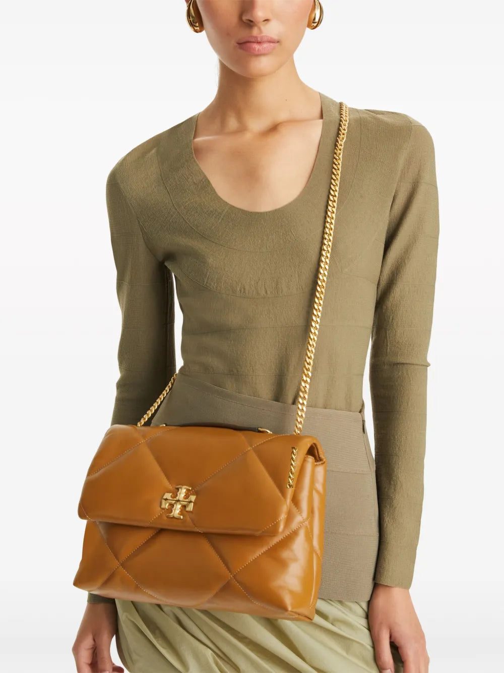Tory Burch Kira diamond-quilted convertible shoulder bag