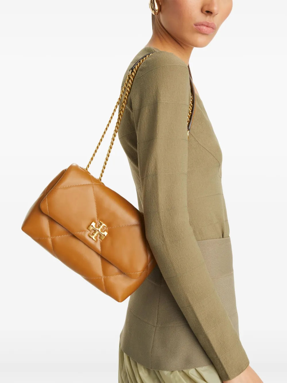 Tory Burch small Kira diamond-quilted convertible shoulder bag