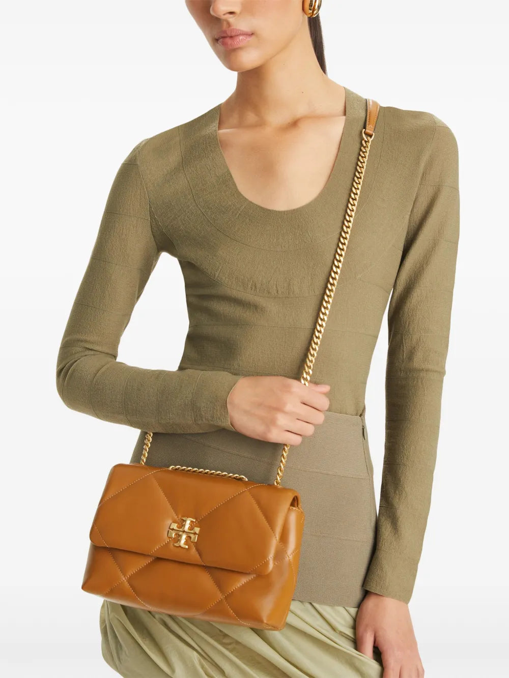 Tory Burch small Kira diamond-quilted convertible shoulder bag