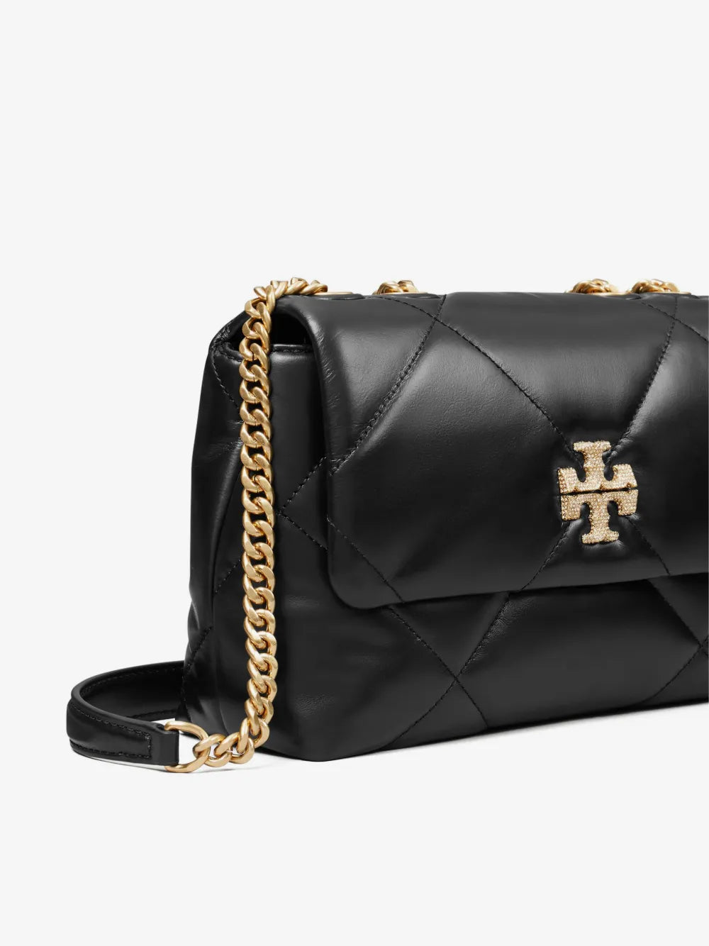 Tory Burch small Kira diamond-quilted pav� convertible shoulder bag