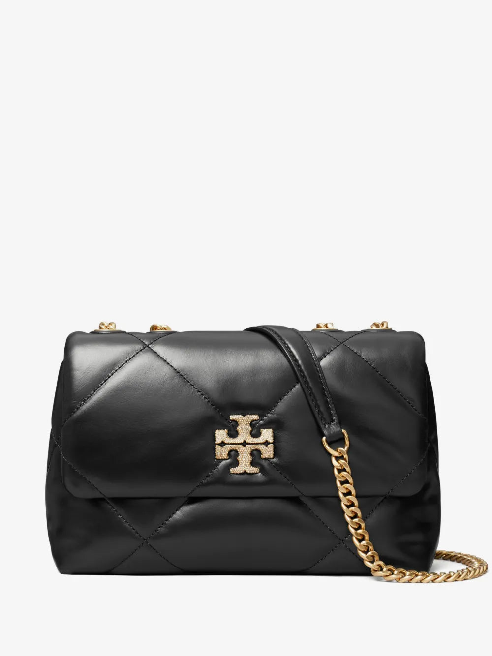 Tory Burch small Kira diamond-quilted pav� convertible shoulder bag
