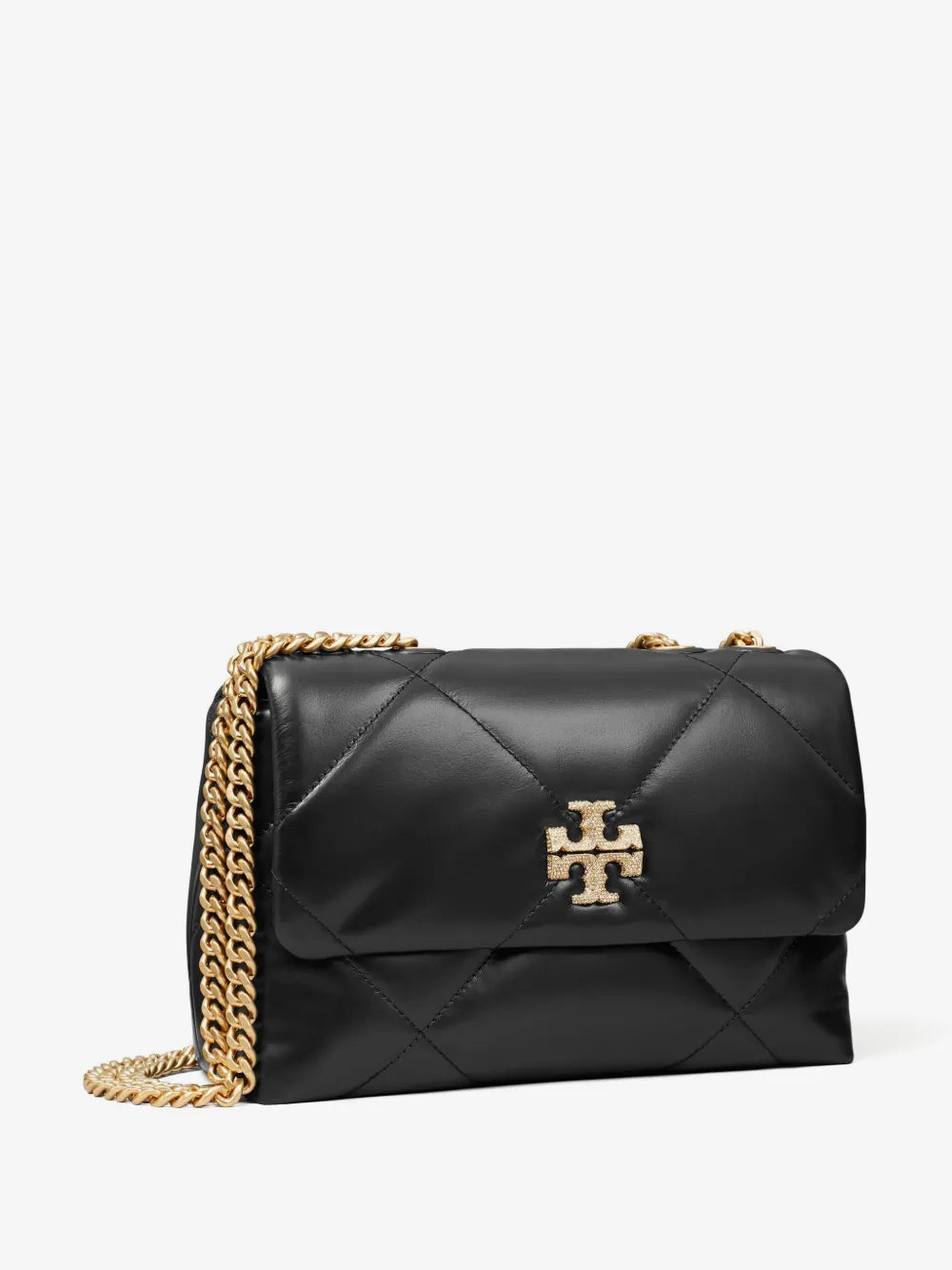 Tory Burch small Kira diamond-quilted pav� convertible shoulder bag