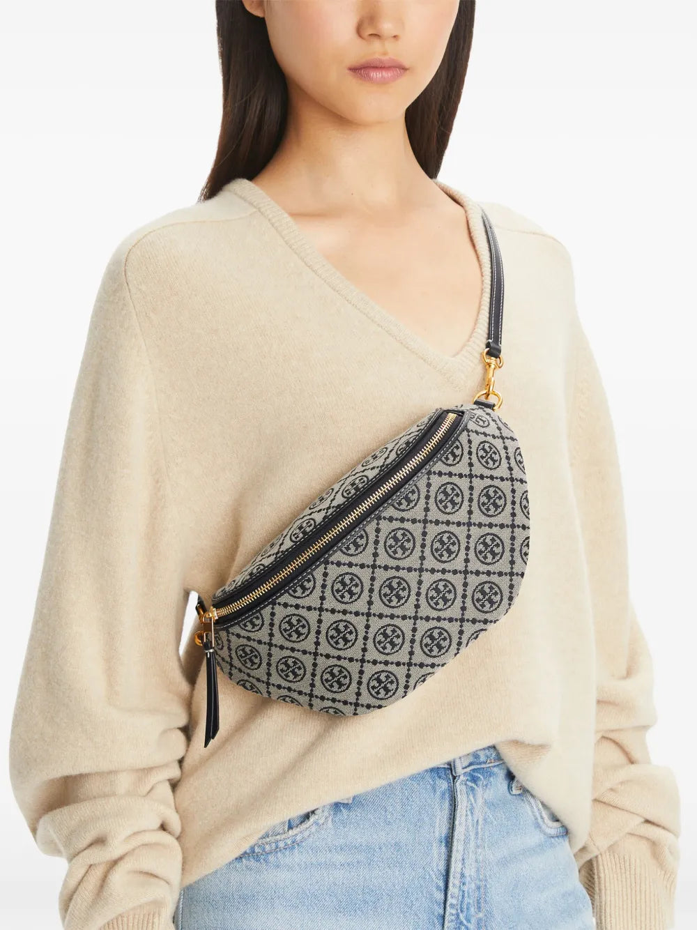 Tory Burch monogram-pattern belt bag