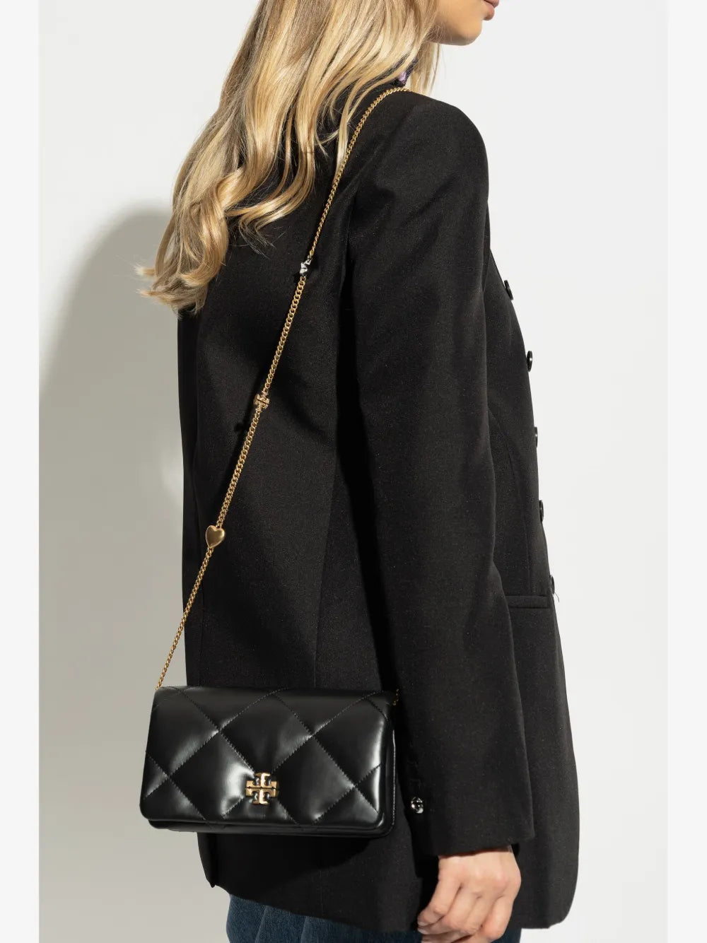 Tory Burch Kira diamond quilt charm crossbody