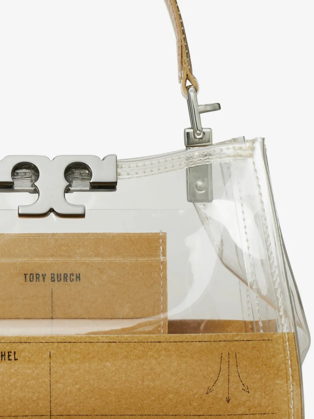 Tory Burch Eleanor Clear mini satchel bag