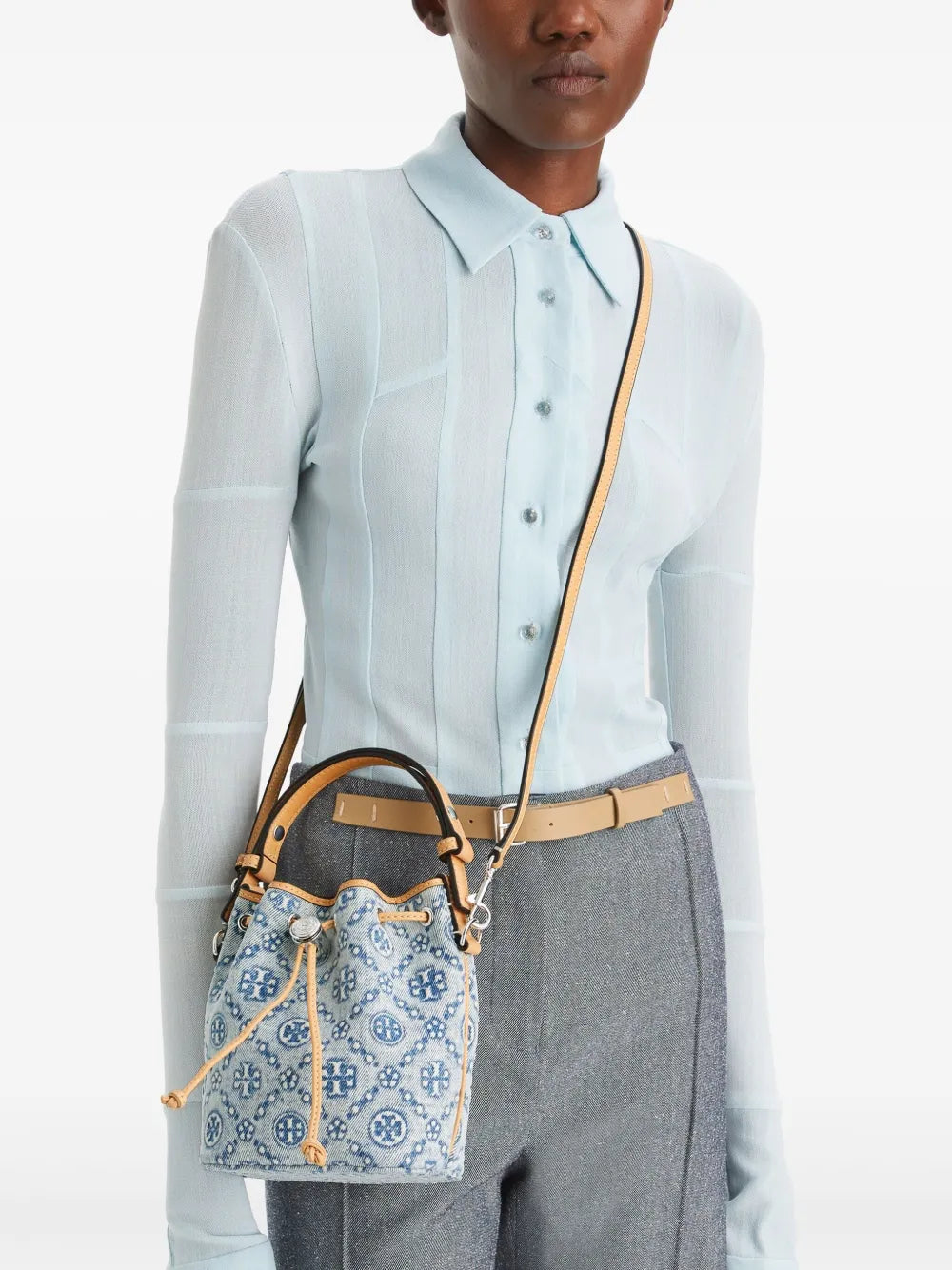 Tory Burch T Monogram bucket bag