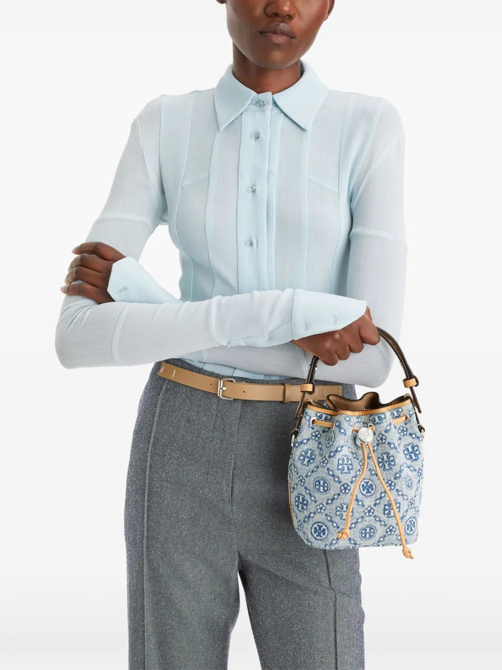 Tory Burch T Monogram bucket bag