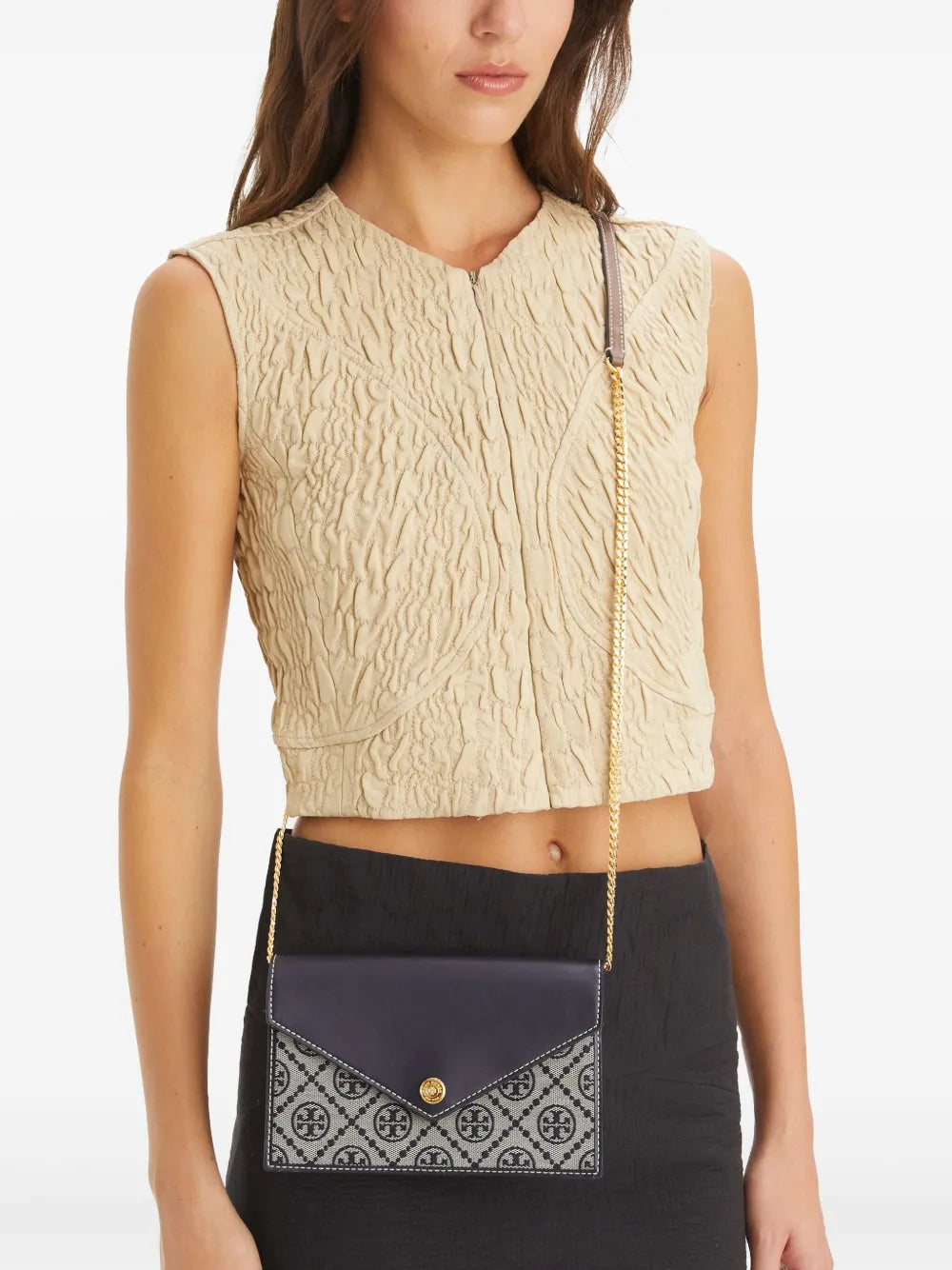 Tory Burch T Monogram envelope crossbody