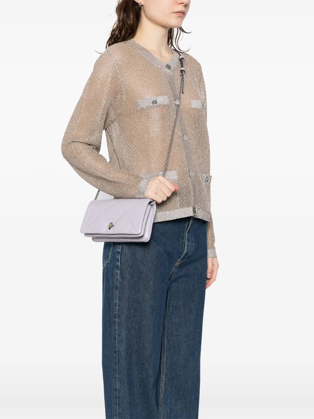 Tory Burch Kira Clover chain wallet