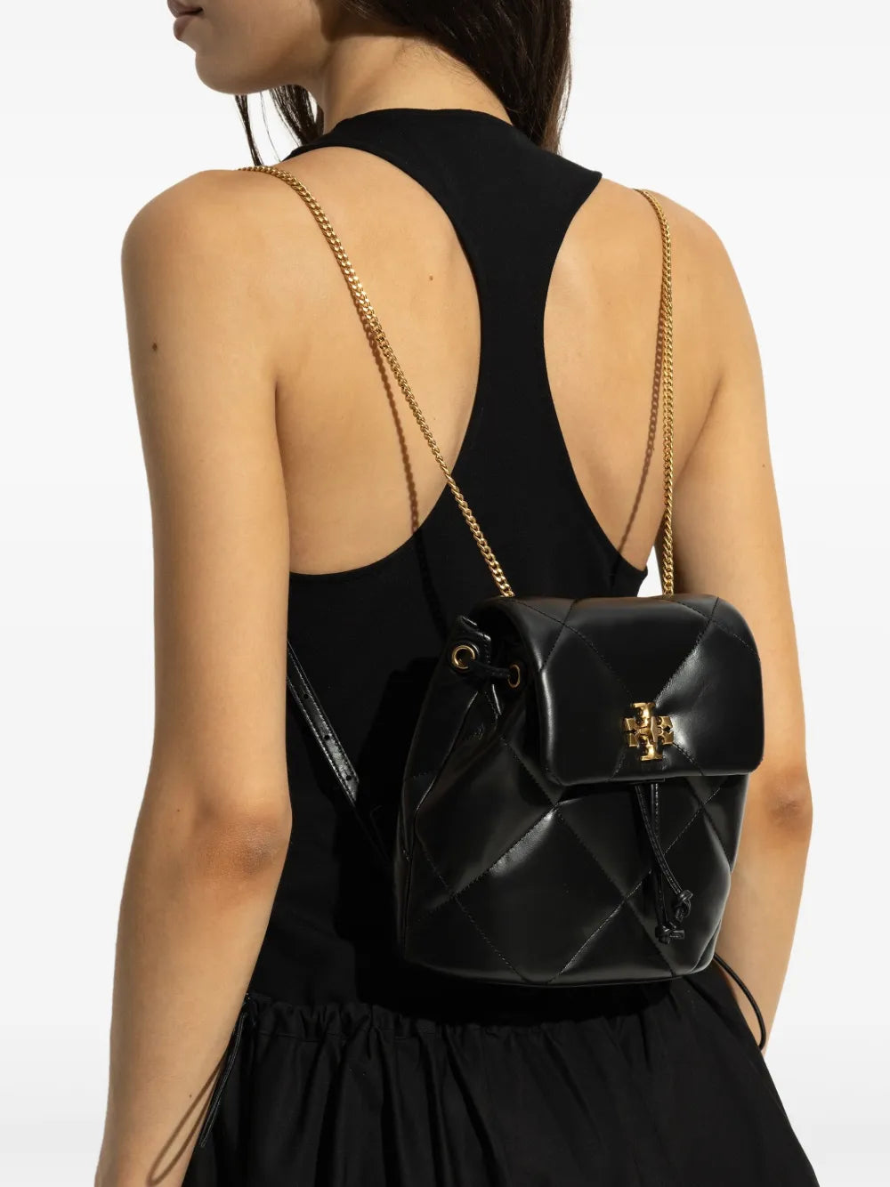 Tory Burch mini Kira diamond quilt backpack