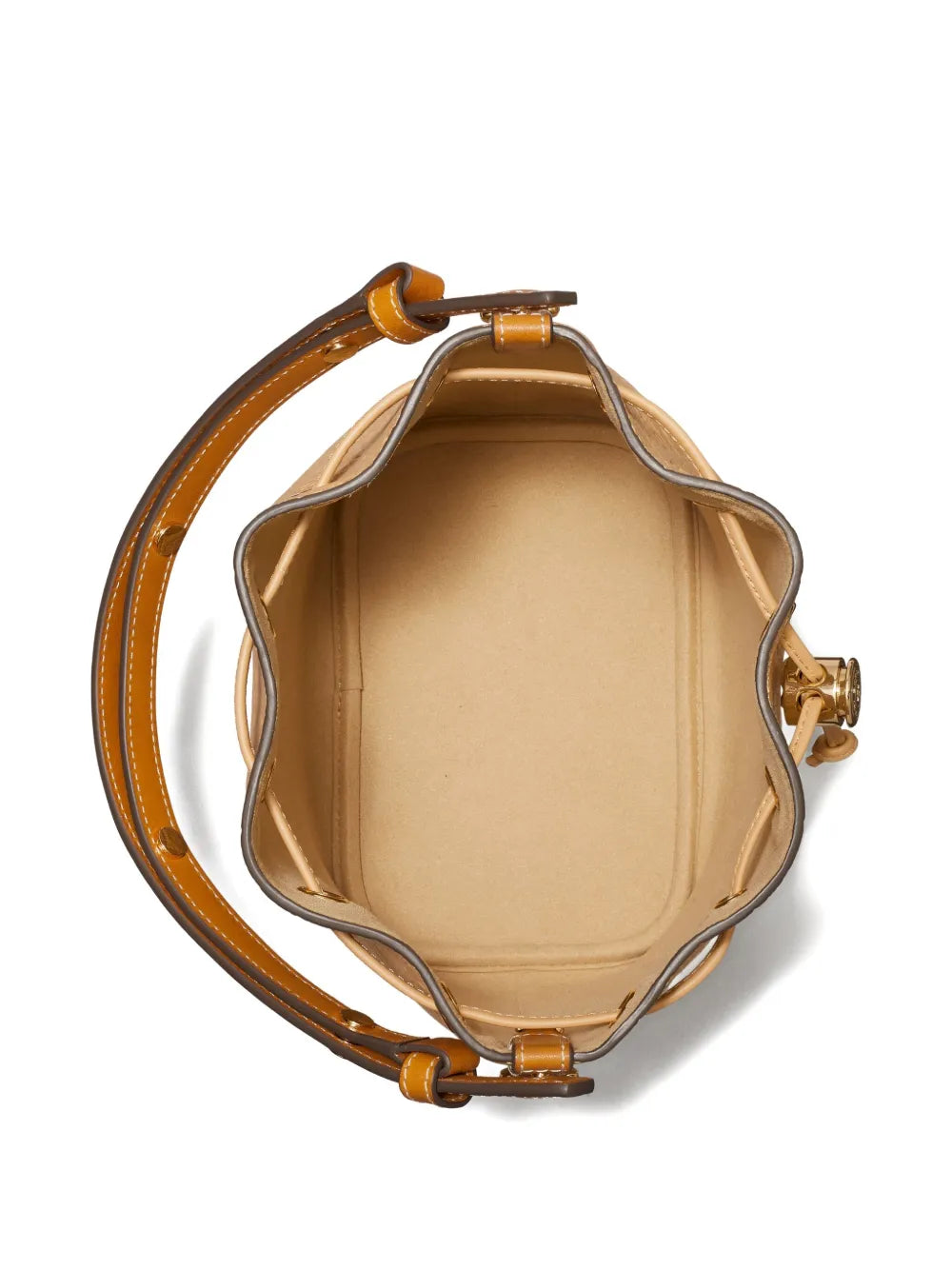 Tory Burch T Monogram pebble bucket bag