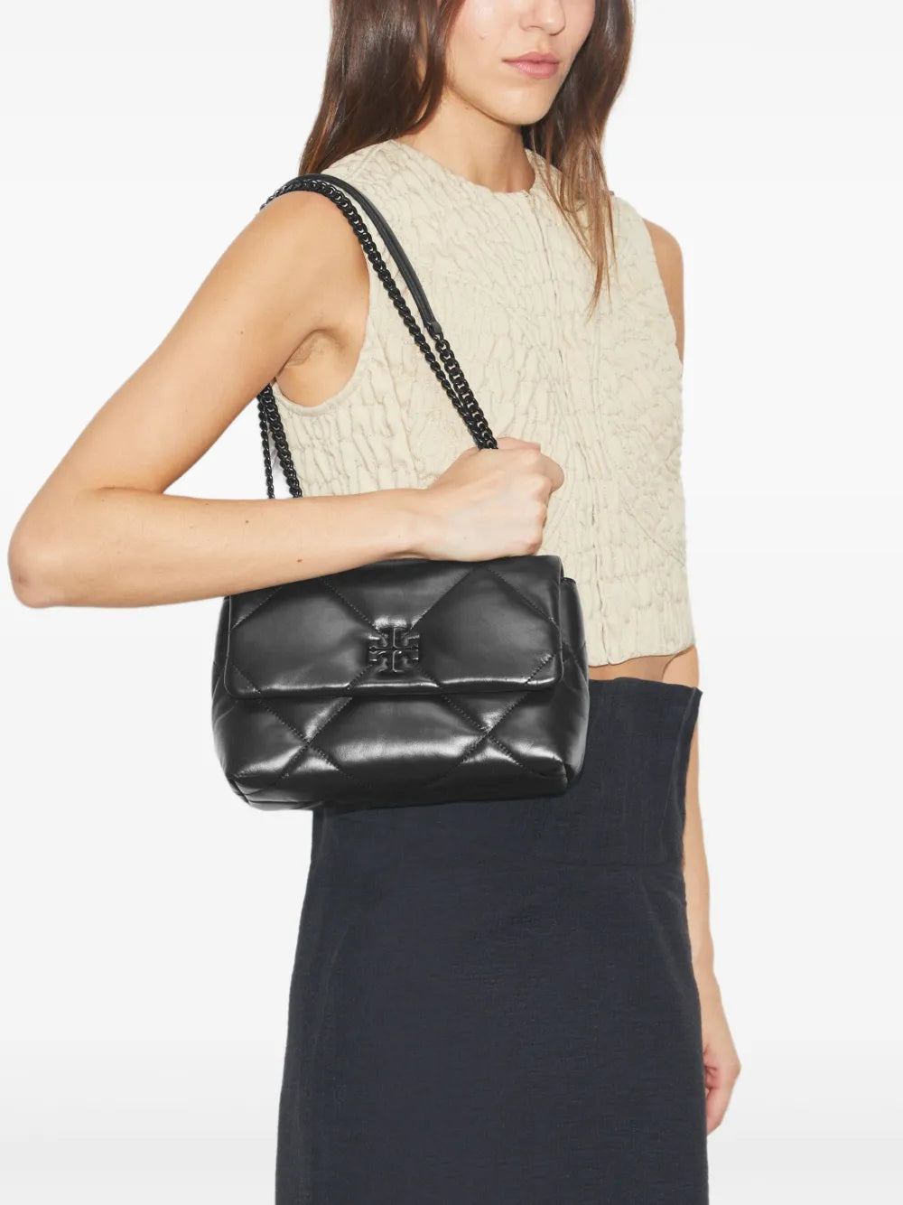 Tory Burch small Kira diamond quilt shoulder bag