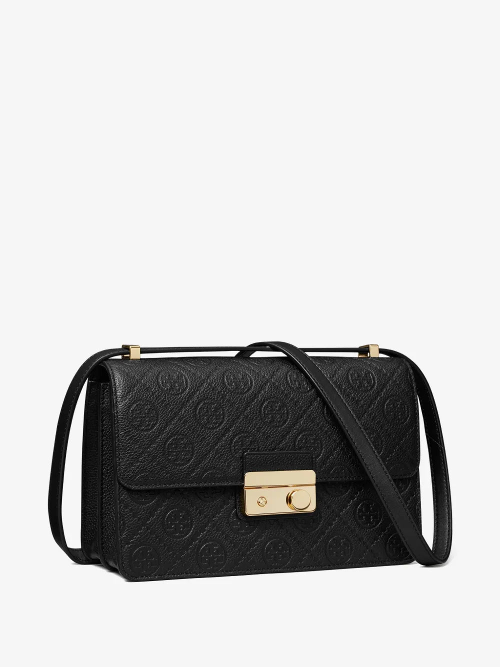 Tory Burch T-Monogram embossed leather shoulder bag
