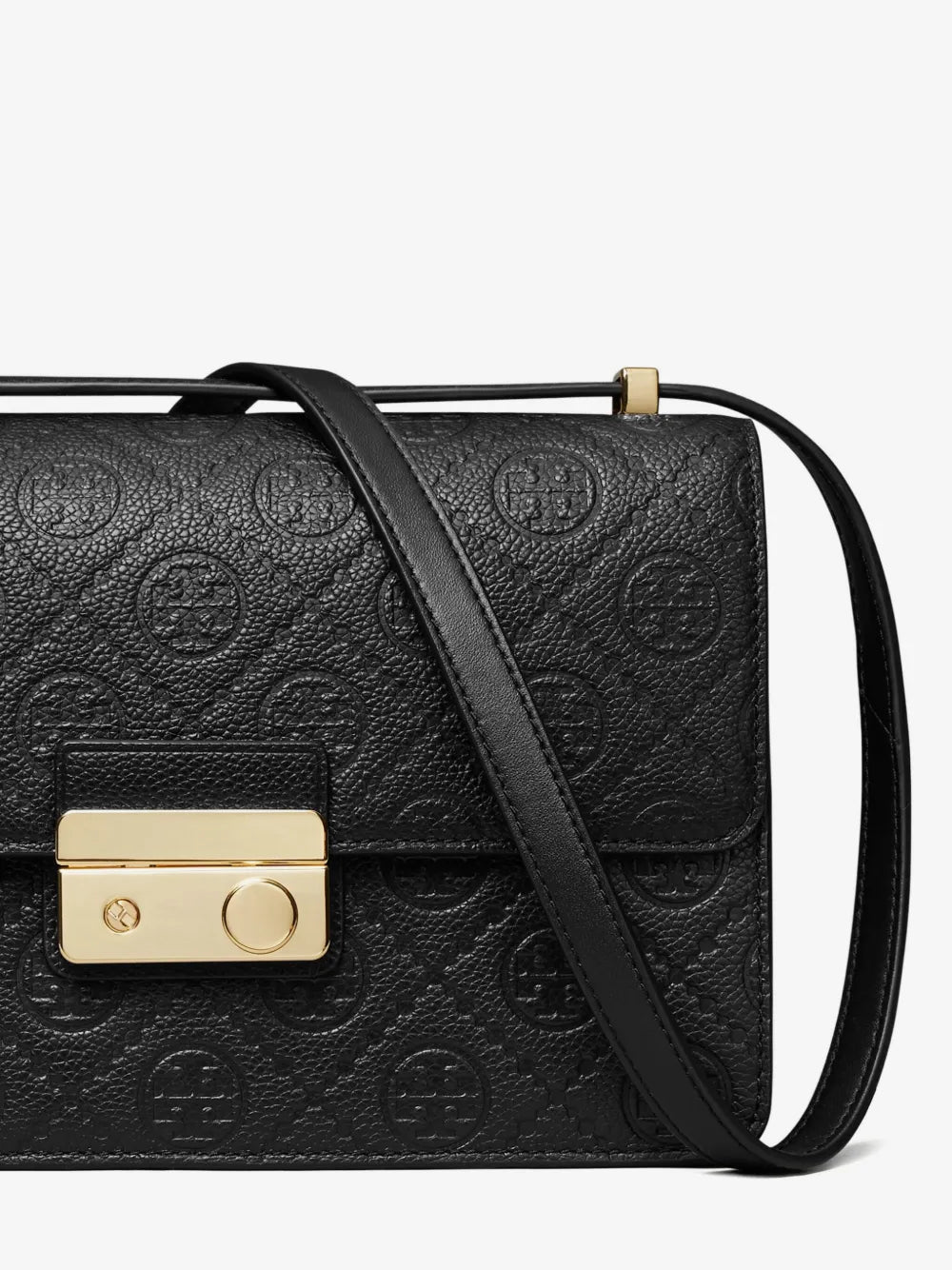 Tory Burch T-Monogram embossed leather shoulder bag