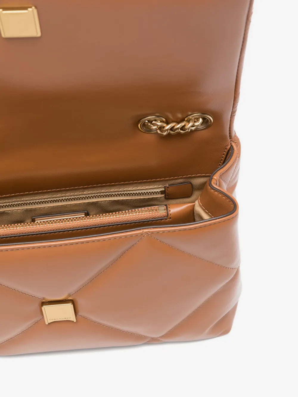Tory Burch Kira diamond-quilted leather shoulder bag