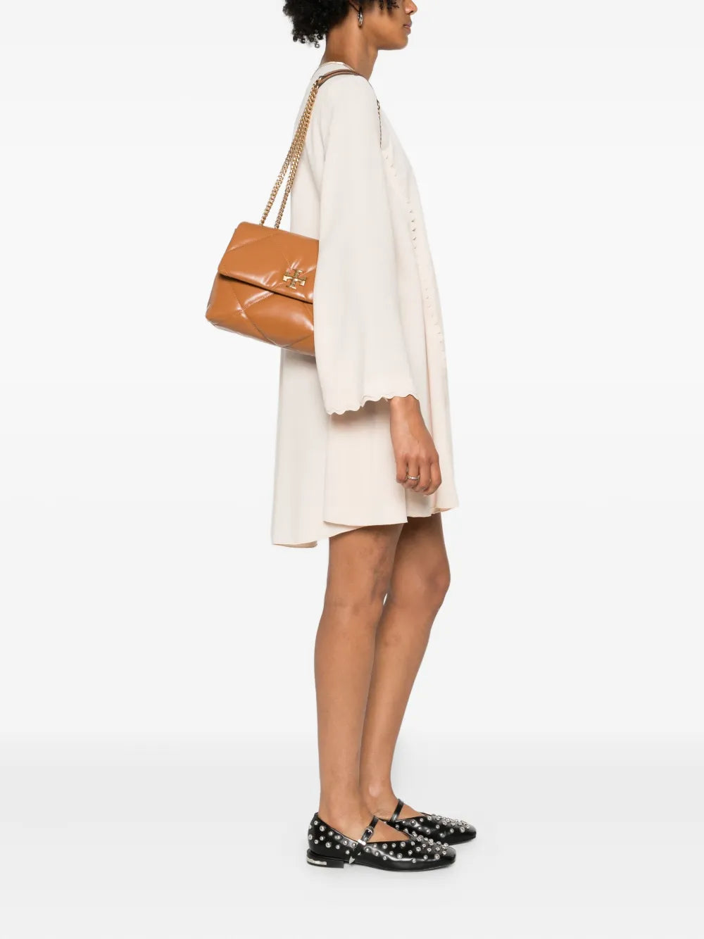 Tory Burch Kira diamond-quilted leather shoulder bag