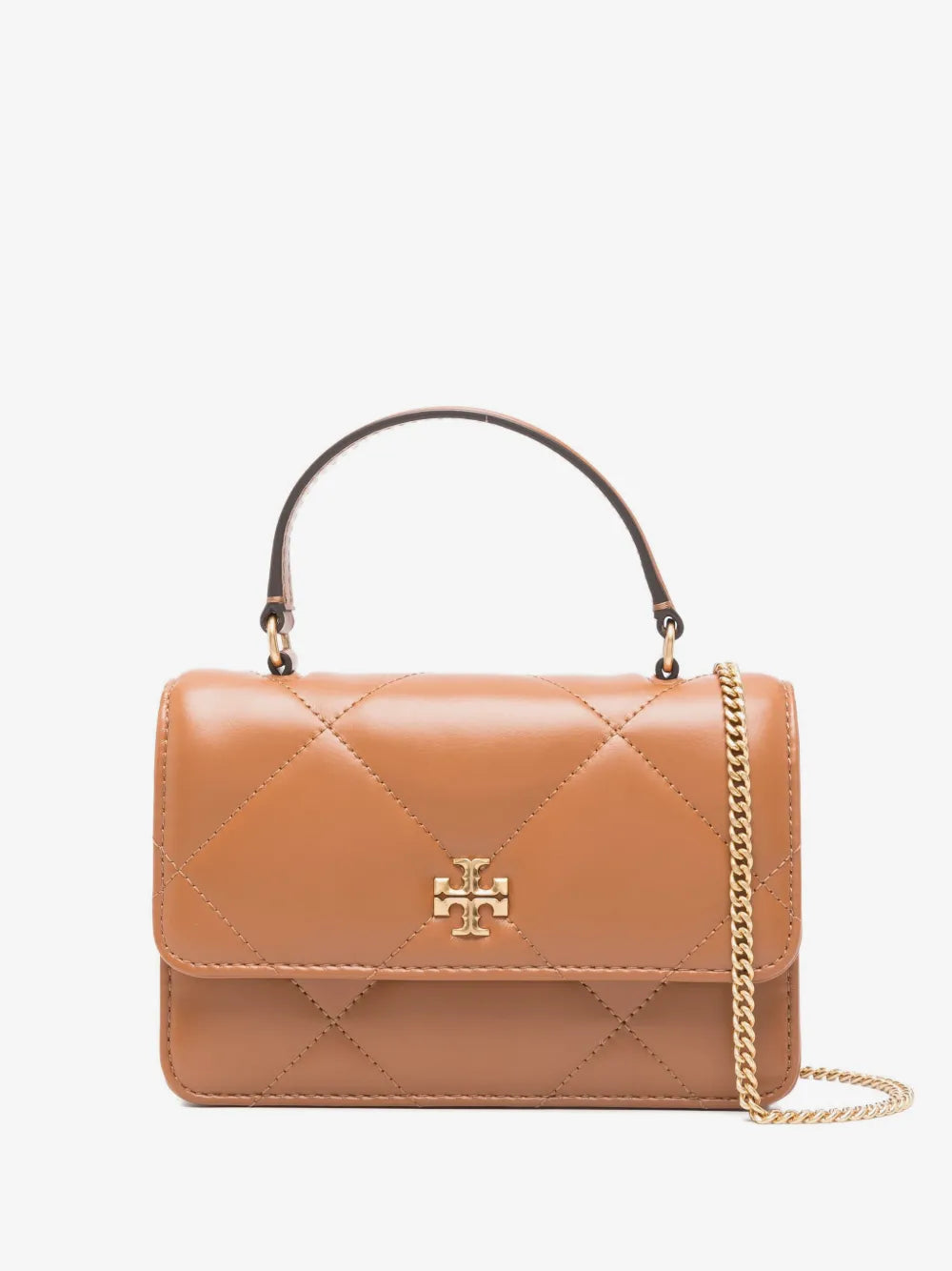 Tory Burch mini Kira diamond quilt top-handle crossbody