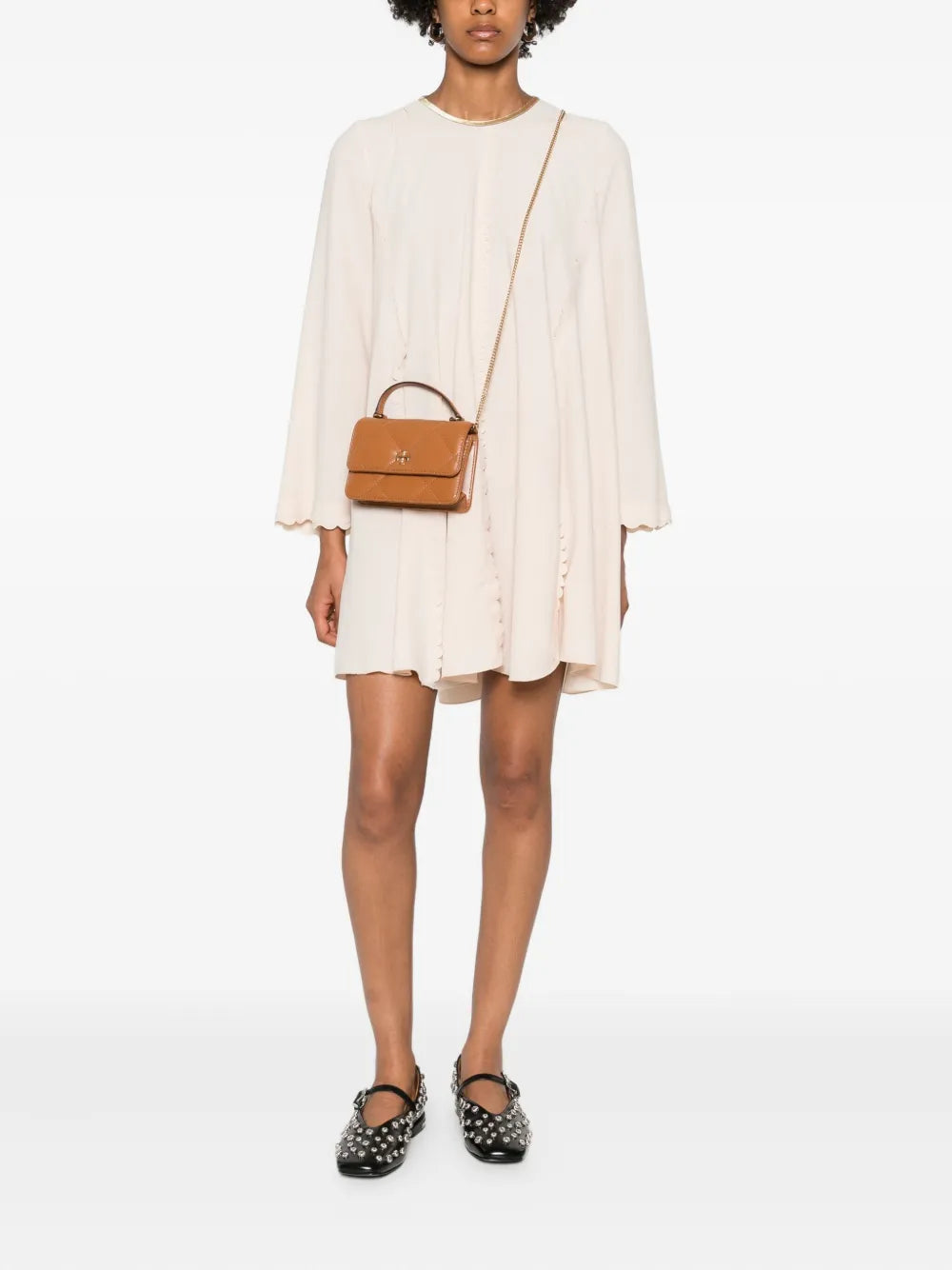 Tory Burch mini Kira diamond quilt top-handle crossbody