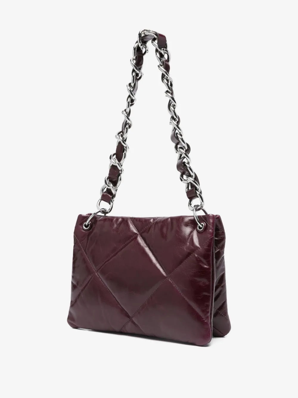 Tory Burch small Kira diamond quilt distressed shoulder bag