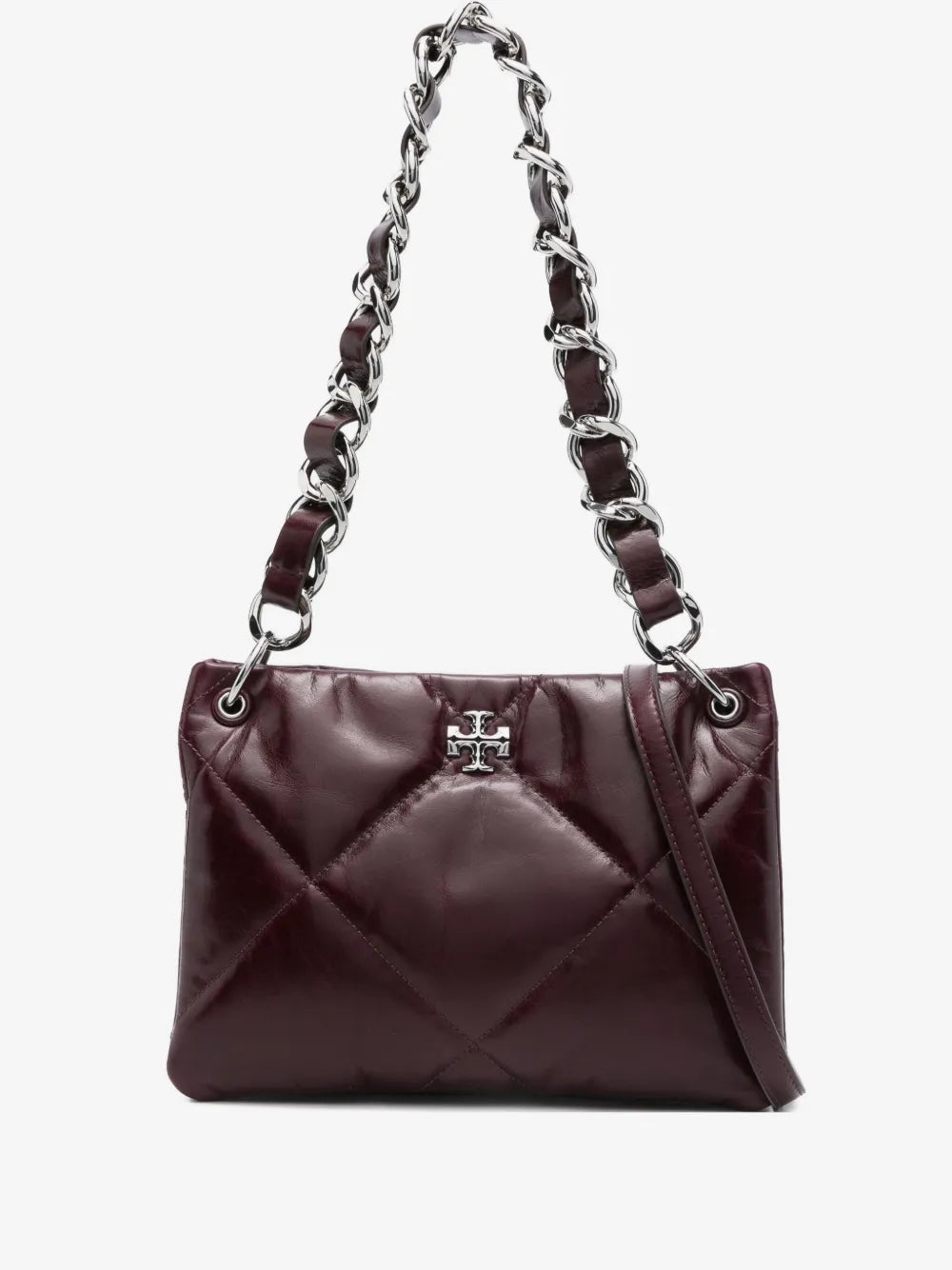 Tory Burch small Kira diamond quilt distressed shoulder bag