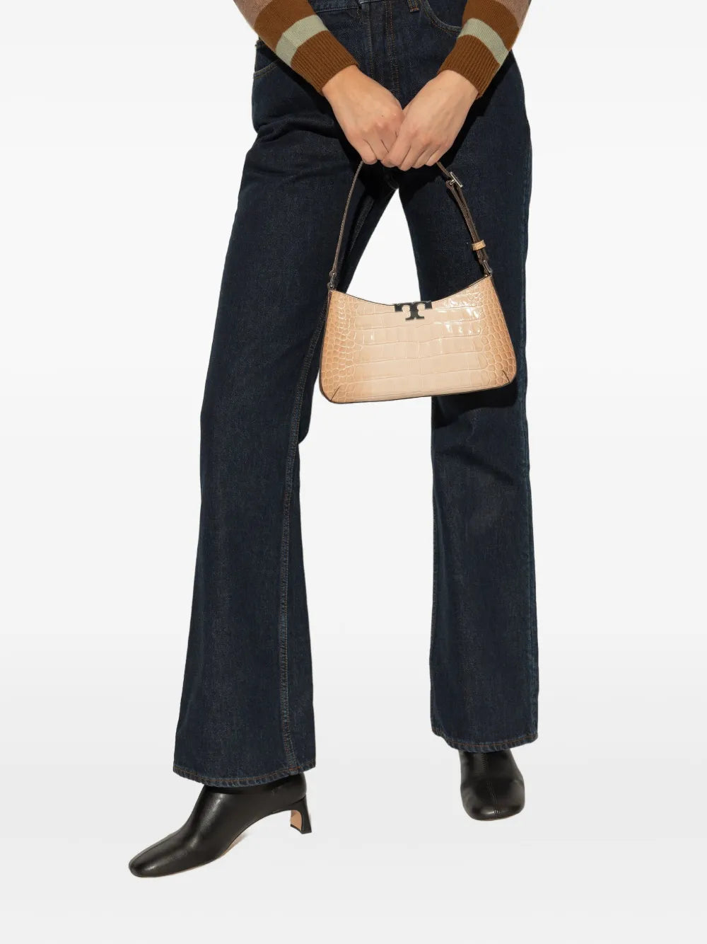 Tory Burch Eleanor crocodile-embossed shoulder bag