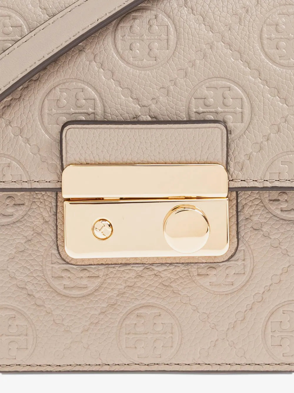 Tory Burch embossed-logo flap bag