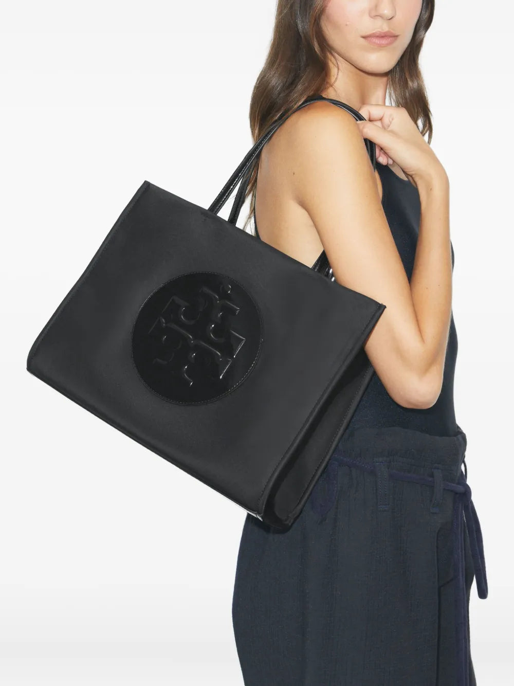 Tory Burch small ella patent tote