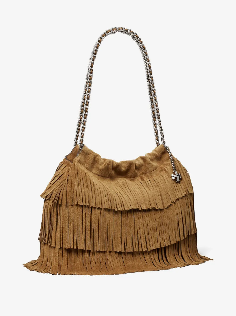 Tory Burch Fleming suede tote bag