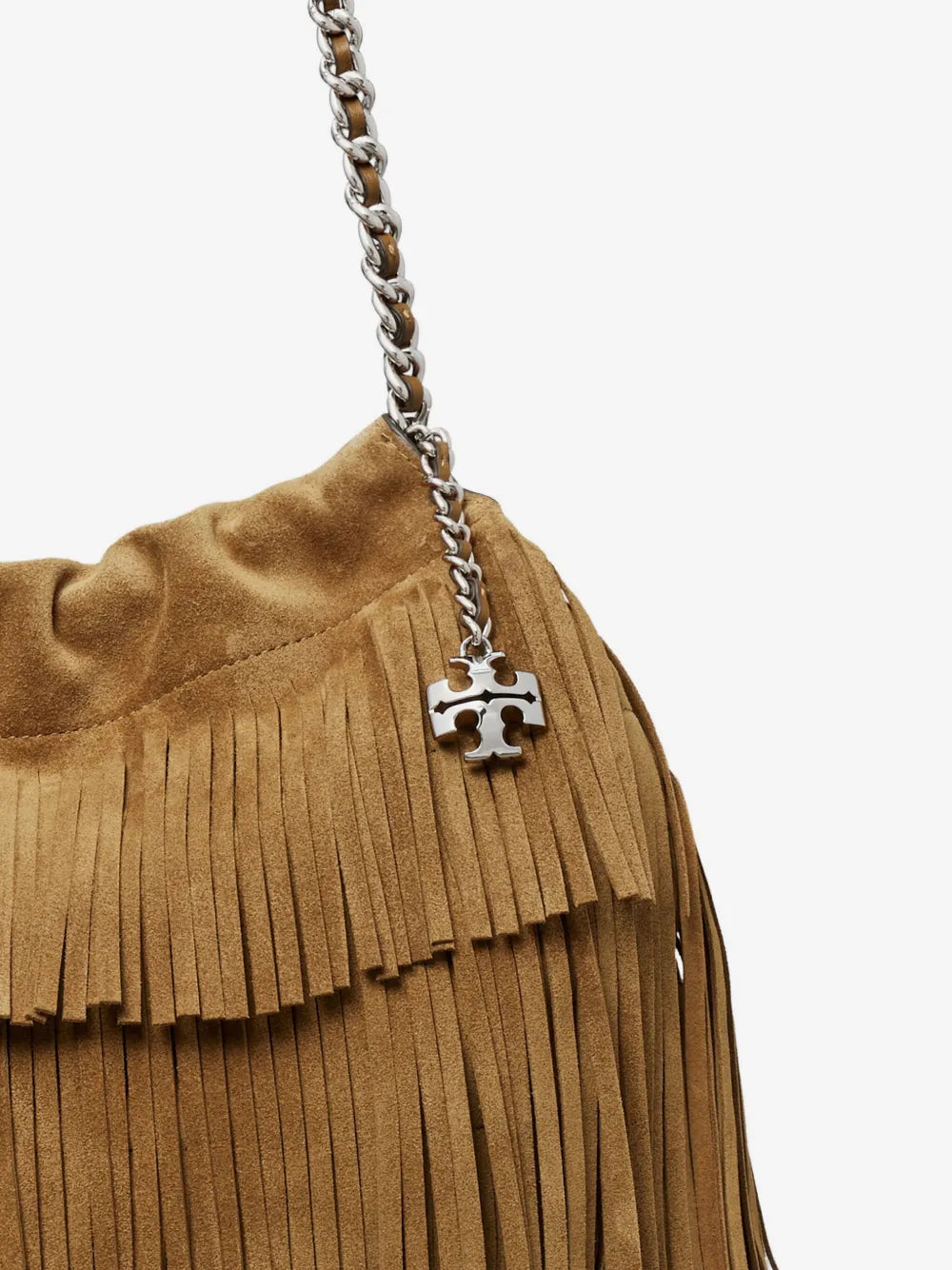 Tory Burch Fleming suede tote bag