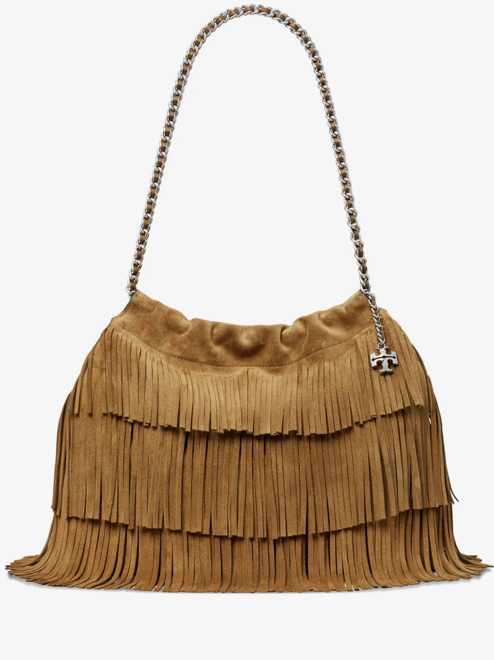 Tory Burch Fleming suede tote bag