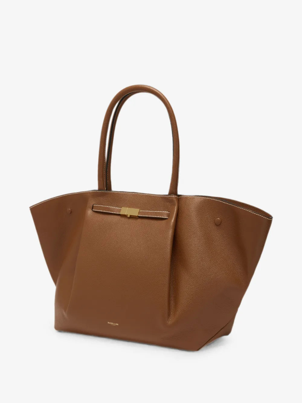 DeMellier New York grain leather tote bag