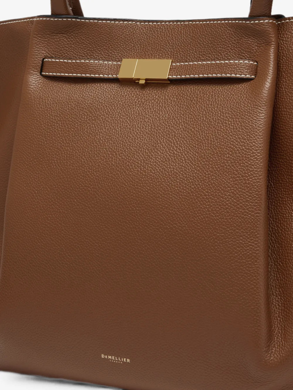 DeMellier New York grain leather tote bag
