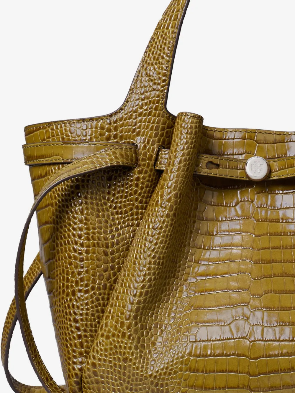 Tory Burch small Romy croc-embossed tote bag