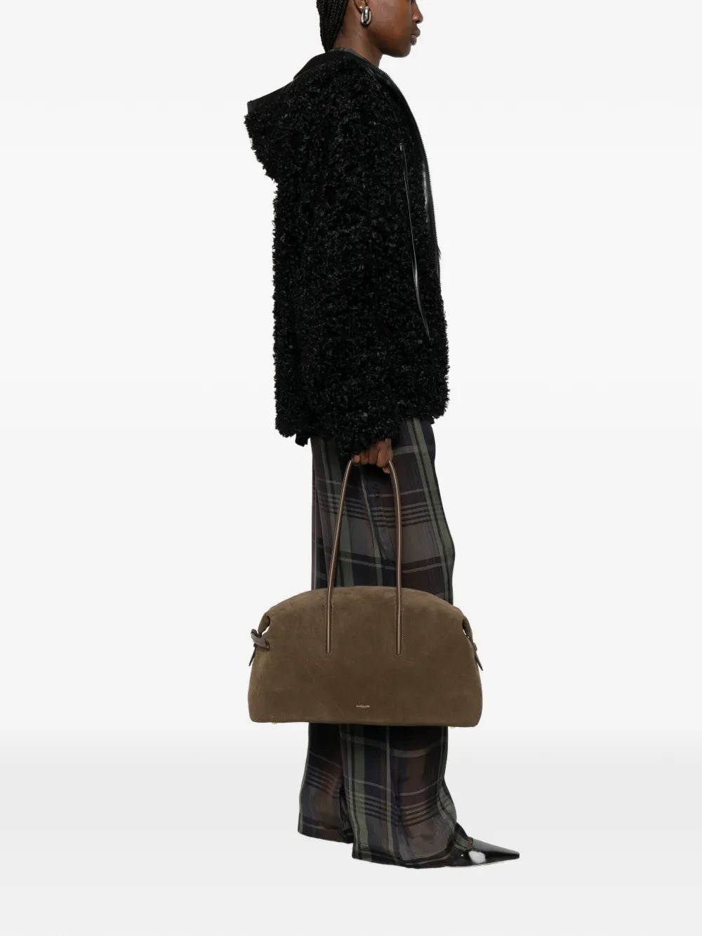 DeMellier Stockholm suede shoulder bag