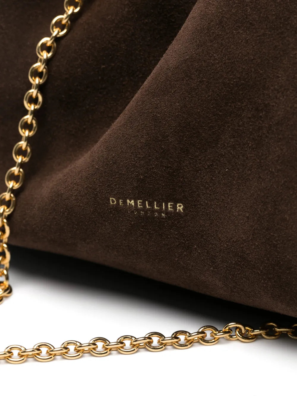 DeMellier Miami suede clutch bag