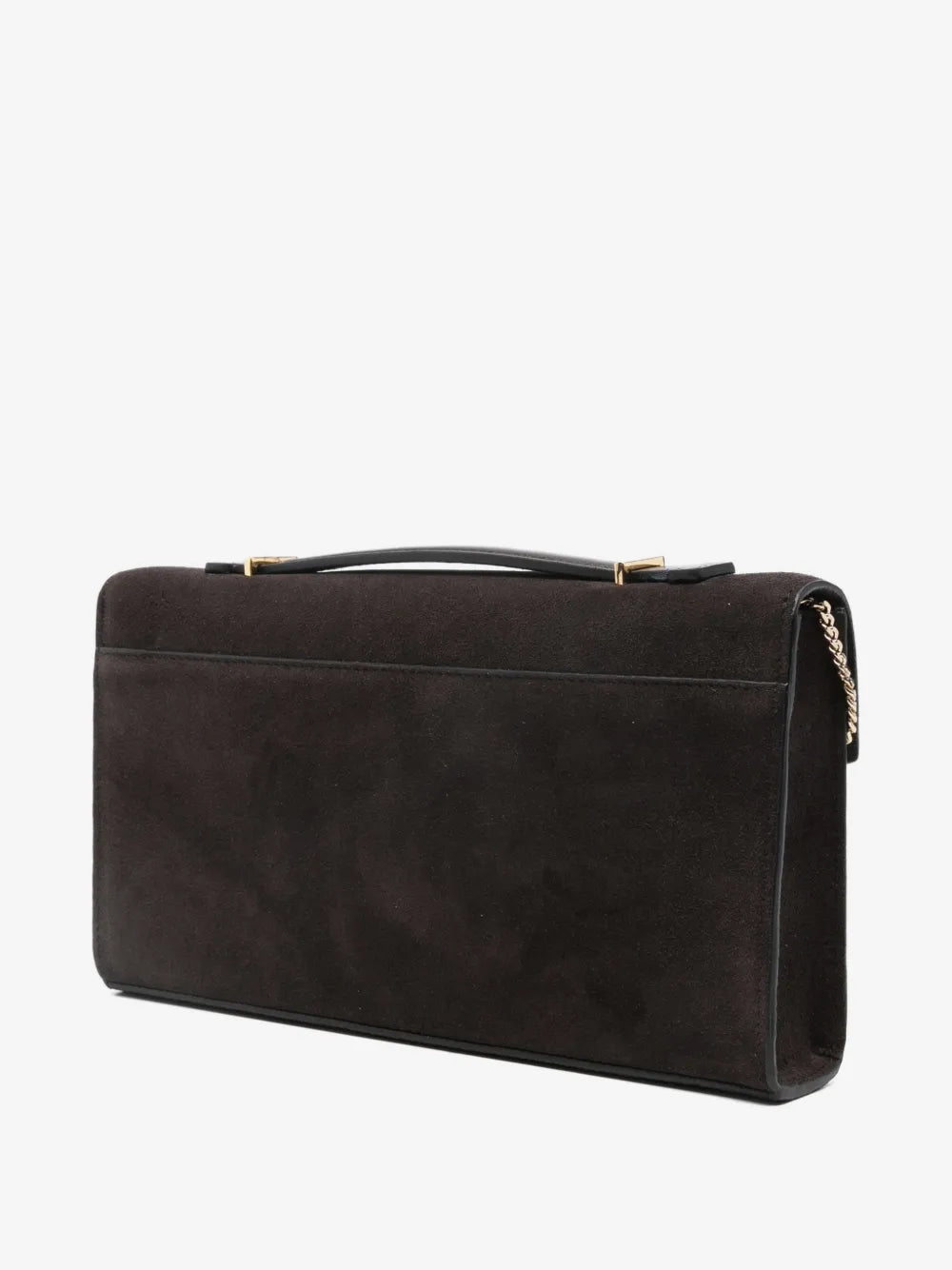 DeMellier Vancouver suede clutch bag