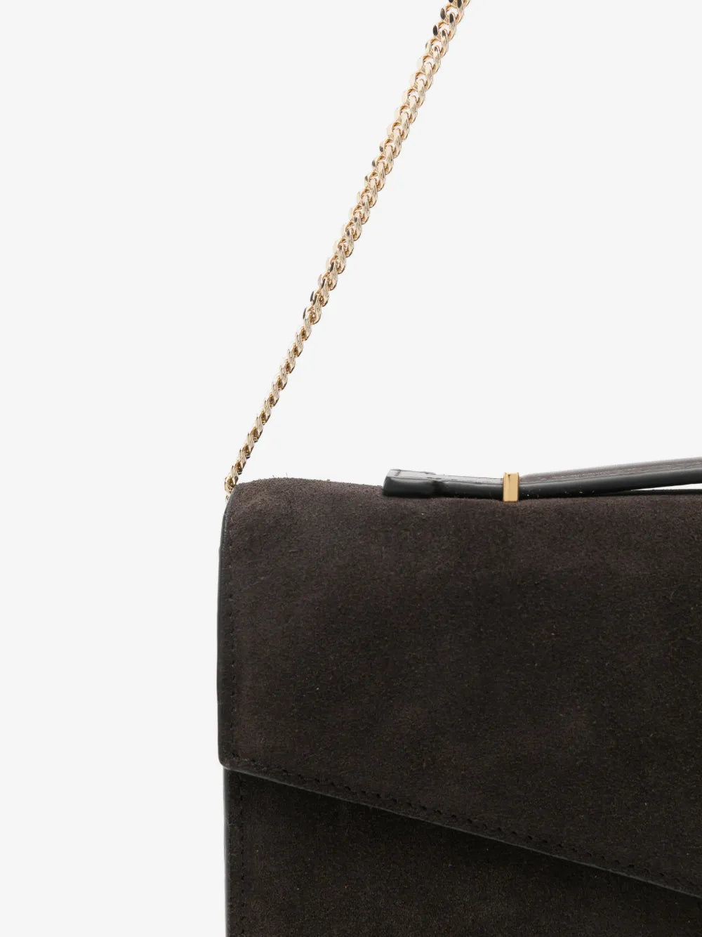 DeMellier Vancouver suede clutch bag