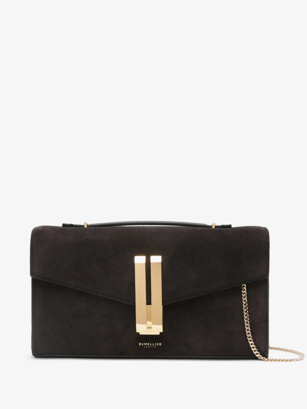 DeMellier Vancouver suede clutch bag