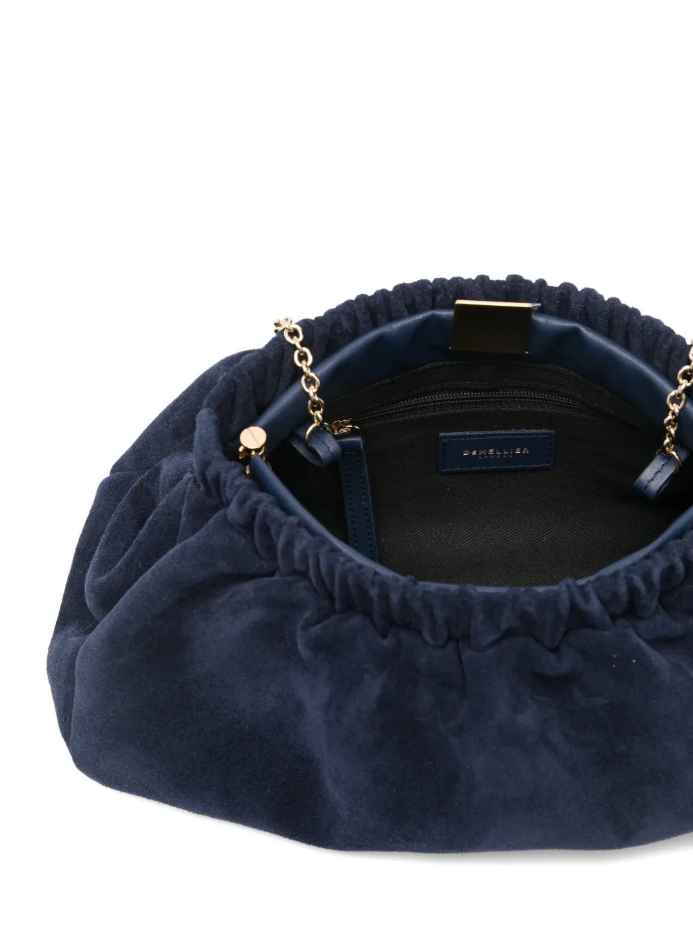 DeMellier Miami suede clutch bag