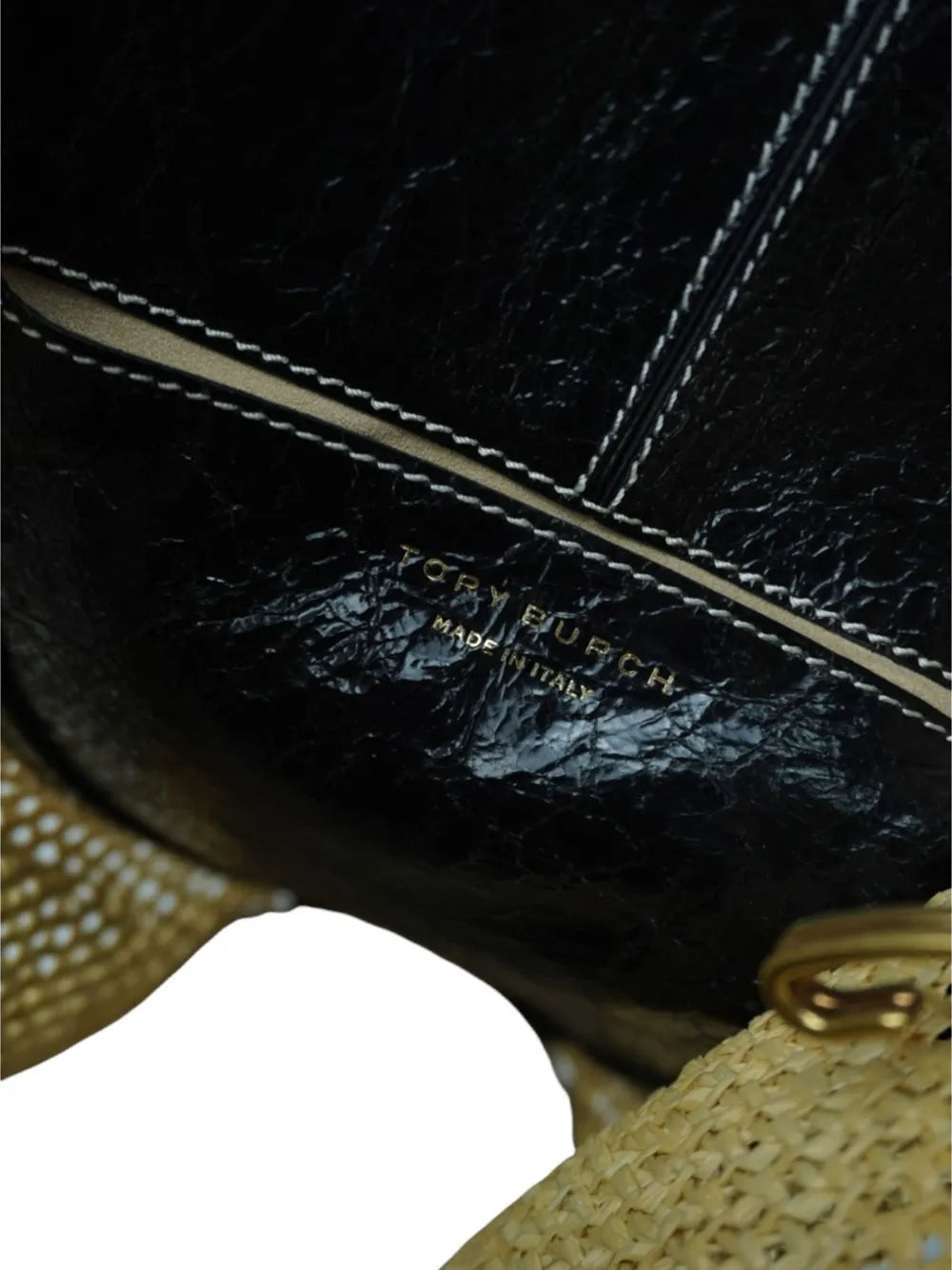 Tory Burch raffia bucket bag