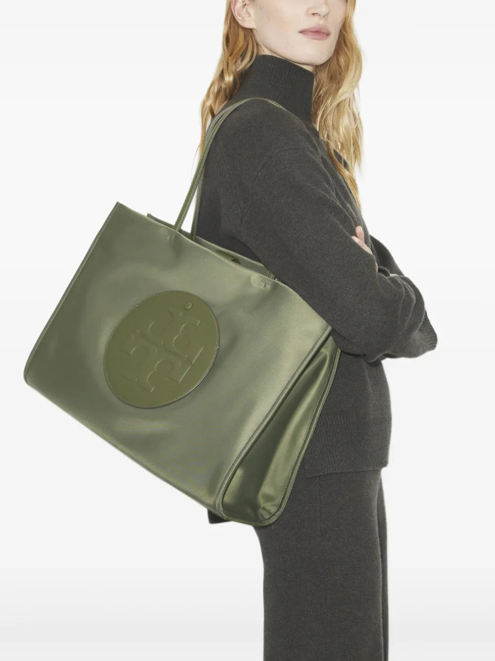 Tory Burch Ella logo-embellishment tote bag