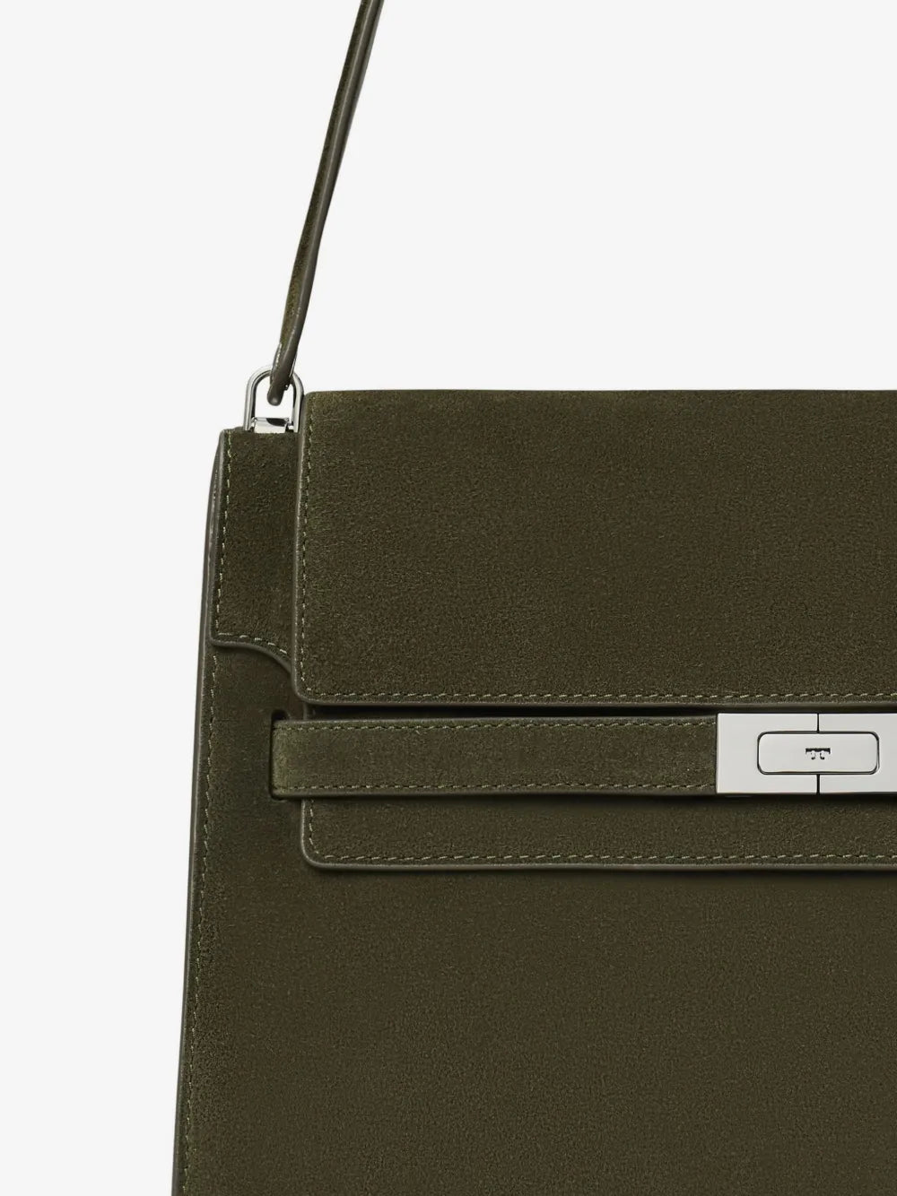 Tory Burch large Lee Radziwill suede shoulder bag