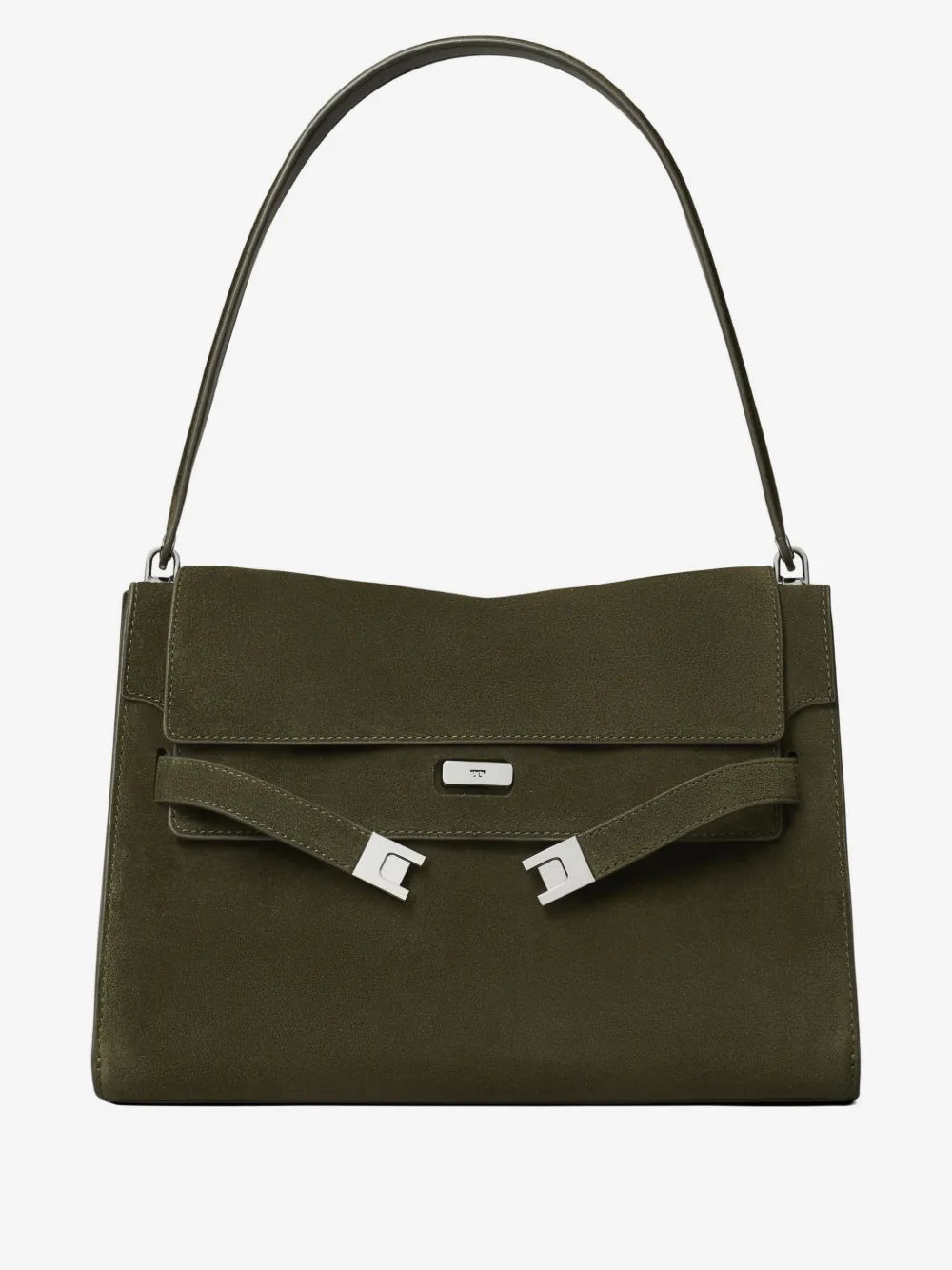 Tory Burch large Lee Radziwill suede shoulder bag