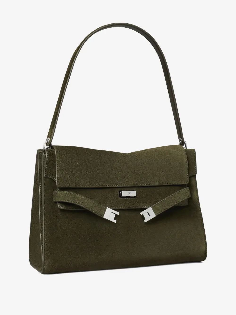 Tory Burch large Lee Radziwill suede shoulder bag