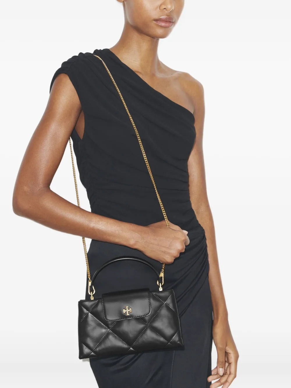 Tory Burch Kira diamond quilt top-handle bag